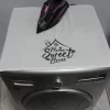 Home Sweet Home Baskılı Çamaşır Makinesi Örtüsü