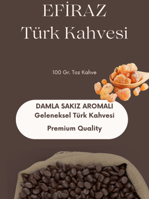 DamlaSakızlıKahve Damla Sakız Aromalı Türk Kahvesi