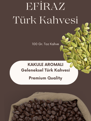 Kakule Aromalı Türk Kahvesi