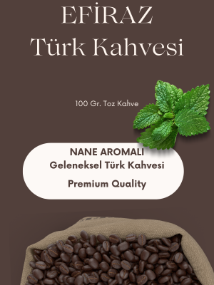 Nane Aromalı Türk Kahvesi
