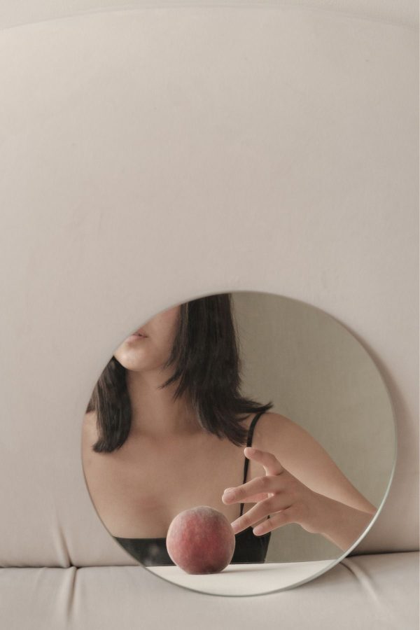 25 cm çap 2 Dekoratif Ayna, Makyaj Aynası, Yuvarlak Ayna 25 cm çapında 1 adet
